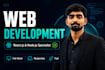build responsive website using reactjs and nodejs