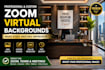 create professional custom zoom virtual backgrounds