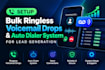 setup bulk ringless voicemail drops and auto dialer system for lead generation