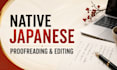 proofread and edit your japanese content