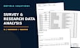 analyze your survey and research data