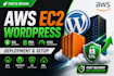 deploy wordpress on AWS ec2 with SSL and rds setup,