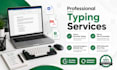 do typing and data entry