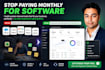 build a custom internal tool that replaces expensive monthly software