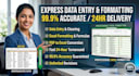 type, clean, filter, and do data entry in excel