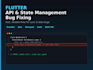 fix flutter api sync state management and data fetching bugs