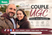 create converting french couple ugc video ads