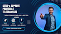 setup telegram ads, approve telegram ads, fix telegram ads, telegram subscribers