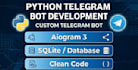 build custom python telegram bot for automation and management