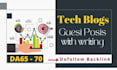 publish tech guest posts on high da technology websites