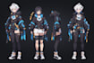 design your character, vtuber, reference sheet, turnaround