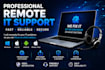provide professional remote IT support for windows PC