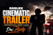 professionally create a cinematic roblox game trailer