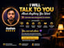 talk to you about anything