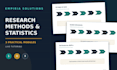 teach you research methods and statistical analysis