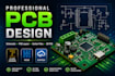 do pcb design, pcb layout, ciruit design and program esp32