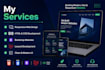 create a responsive HTML CSS bootstrap PHP laravel website