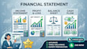 prepare profit and loss, balance sheet and cash flow statement