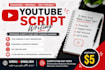 write engaging youtube scripts in urdu and english