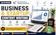 write SEO business and startup blog articles