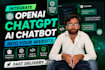 integrate openai chatgpt ai chatbot into your website