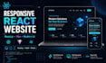 build a responsive react and vite website
