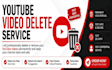 delete youtube channel video and remove negative video