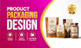 do product packaging design, bag and box design mockup bottle label design