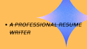 write an ats optimized resume,