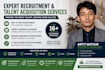 provide end to end recruitment and talent acquisition
