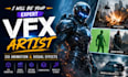 be your expert vfx artist for cgi animation visual effects