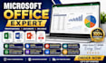 do microsoft excel, word, powerpoint, data entry, and PDF conversion