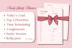 create student study planner templates