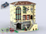 design custom digital 3d lego model, lego set moc, house with pdf instructions