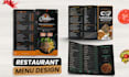 design menu for the restaurants and cafes