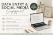 do accurate data entry and social media support