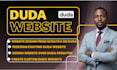 create duda website design redesign or duda business website