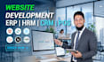 build custom erp, CRM, hrm, and management software