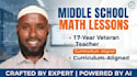 create custom middle school math lesson plans