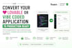 convert lovable code into real application