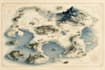 draw line art fantasy map illustration