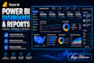 create interactive power bi dashboards and reports