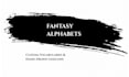 create a custom vocabulary and hand drawn alphabet