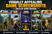 create visually appealing game screenshots for play store success