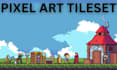 design pixel tileset rom hack game environment rpg top down pokemon style