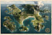 fantasy map illustration arts