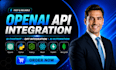integrate openai gpt API, chatgpt API and build custom ai chatbot