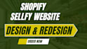 sellfy web design, sellfy store redesign, shopify website