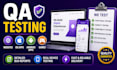 test websites ios android apps games with QA and user feedback