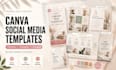design pinterest pin templates, canva instagram post templates and carousel